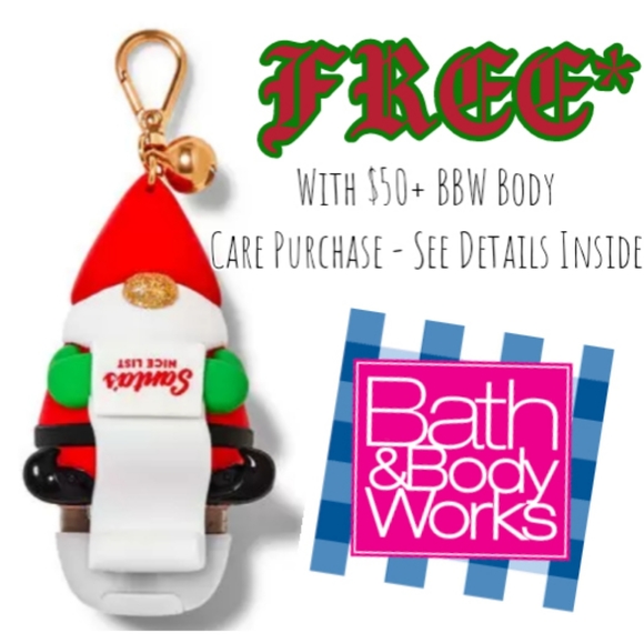 Bath & Body Works Other - Santa Gnome Pocketbac Holder